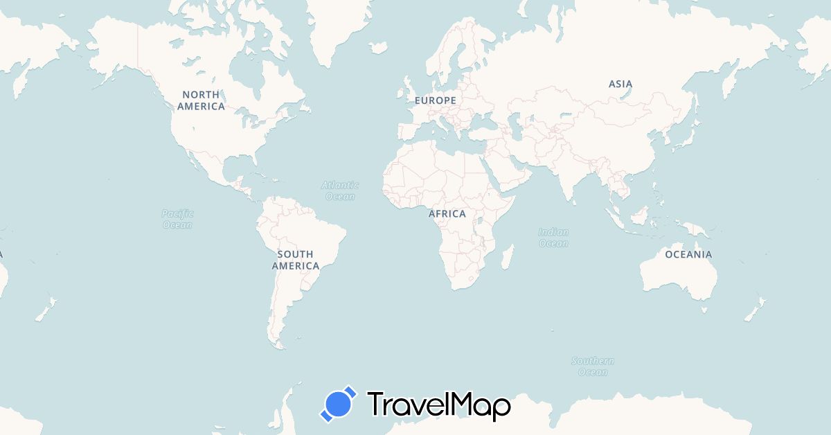 TravelMap itinerary: driving, bus, plane, cycling, train, hiking, boat, hitchhiking, electric vehicle in Argentina, Bolivia, Brazil, Belize, Chile, Colombia, Costa Rica, Ecuador, Guatemala, Honduras, Mexico, Nicaragua, Panama, Peru, El Salvador, Uruguay (North America, South America)